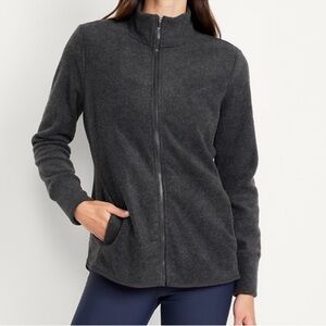 OLD NAVY PERFORMANCE FLEECE FULL ZIP JACKET - GREY SIZE L (NEW WITH TAGS) A21